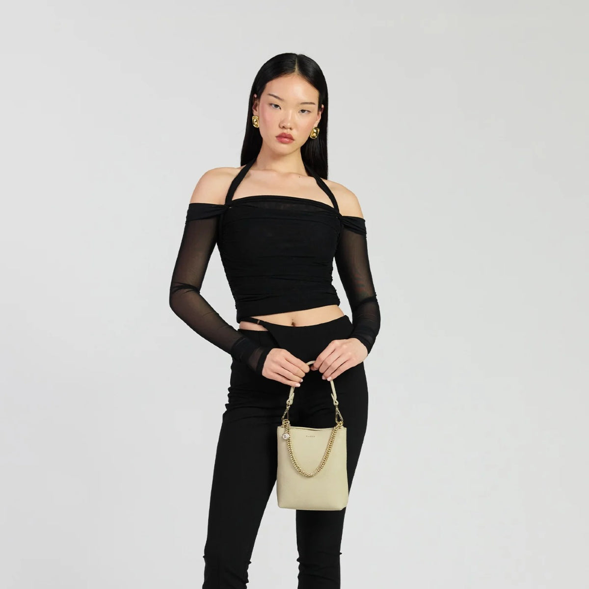Light Gray Coco Mini Bag