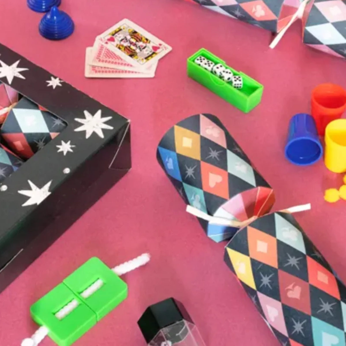Pale Violet Red Abracadabra Magic Trick Crackers