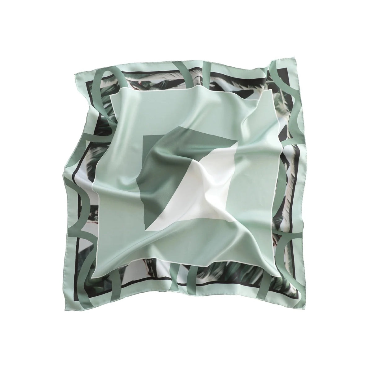 White Smoke Silk Neckerchief