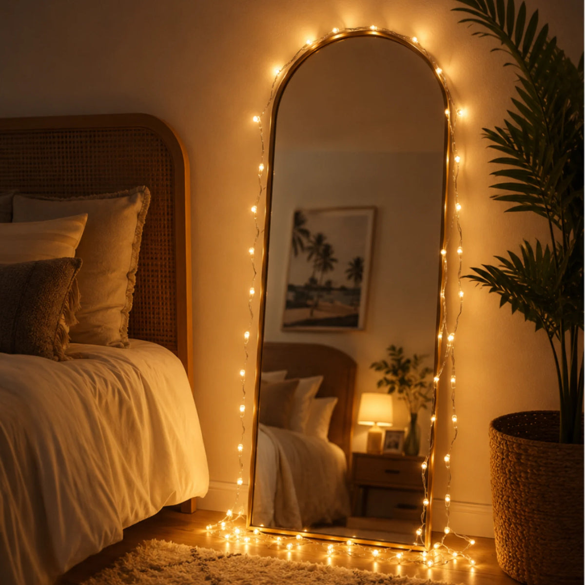 Black Fairy Lights Mains Powered 20m