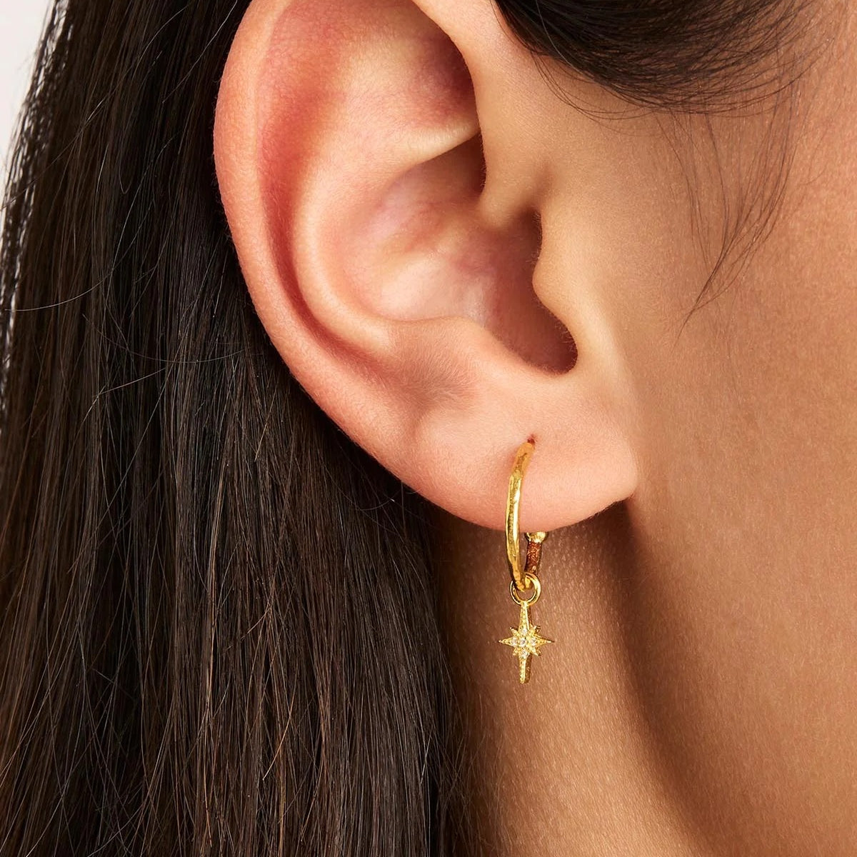 Dark Salmon Starlight Hoops