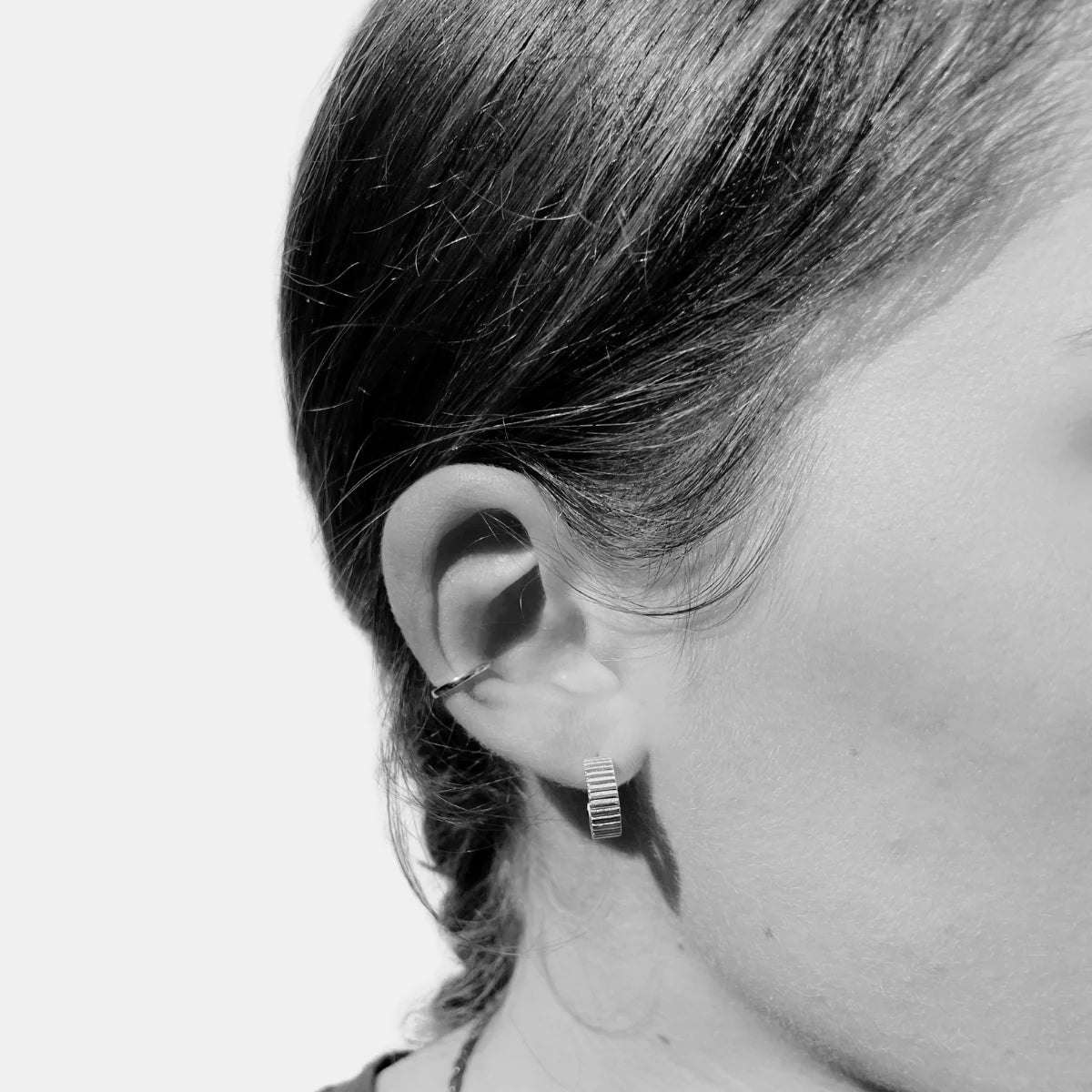 Gray So Classic Ear Cuff
