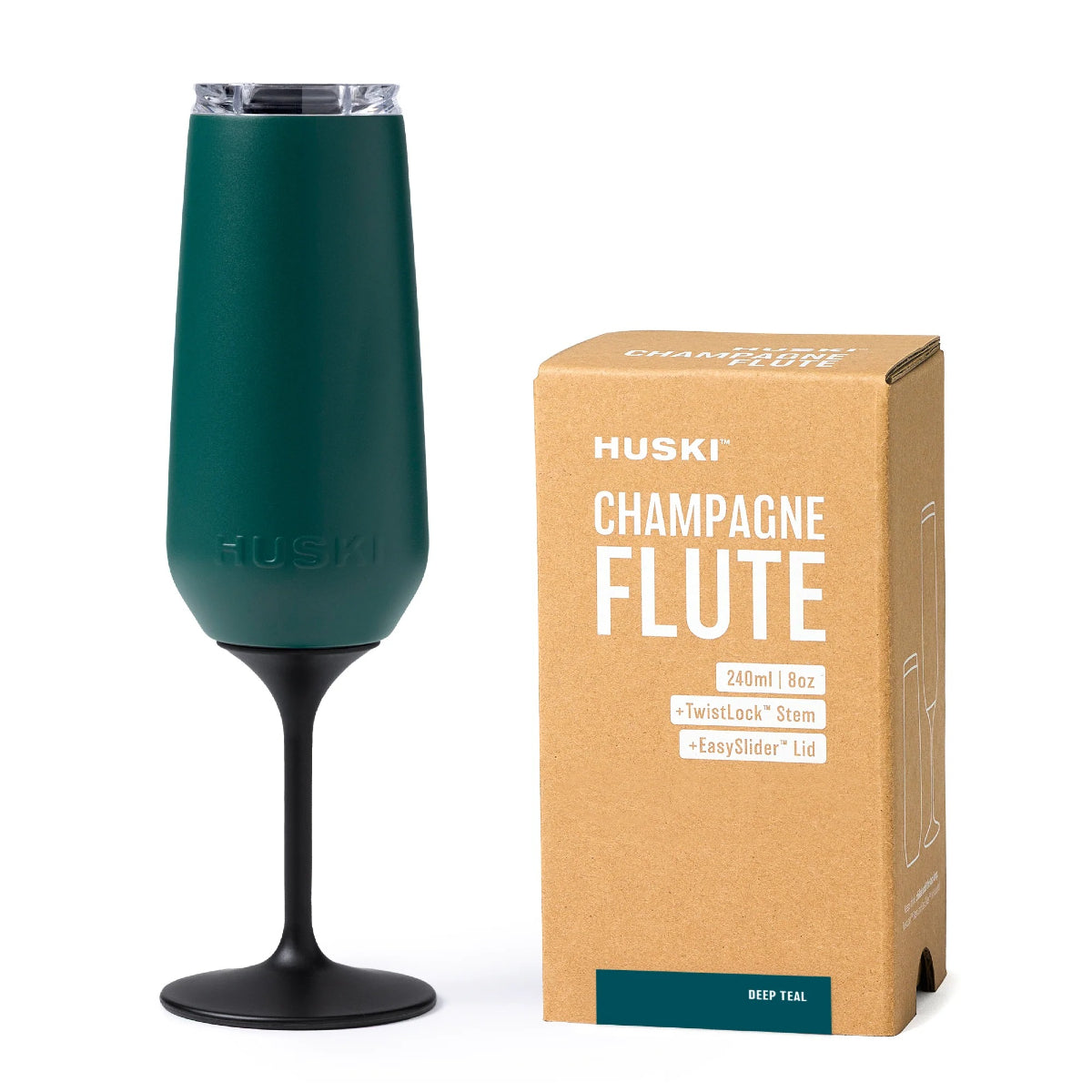 White Smoke Champagne Flute