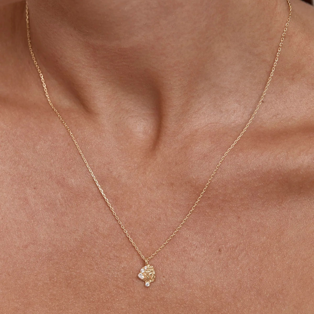 Rosy Brown You are Magic Zodiac Necklace Leo