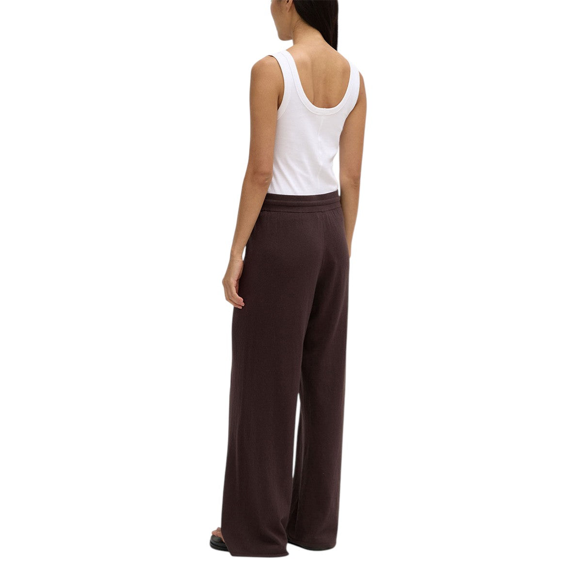 White Smoke Cotton Cashmere Lounge Pant